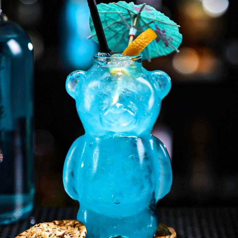 ✨LETZTER TAG DER AKTION Entzückender durchsichtiger Bären-Glasbecher