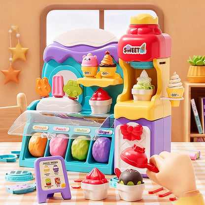 🎄 Weihnachtsaktionen 🎄——💖DIY-Eiscreme-Knete-Set für Kinder