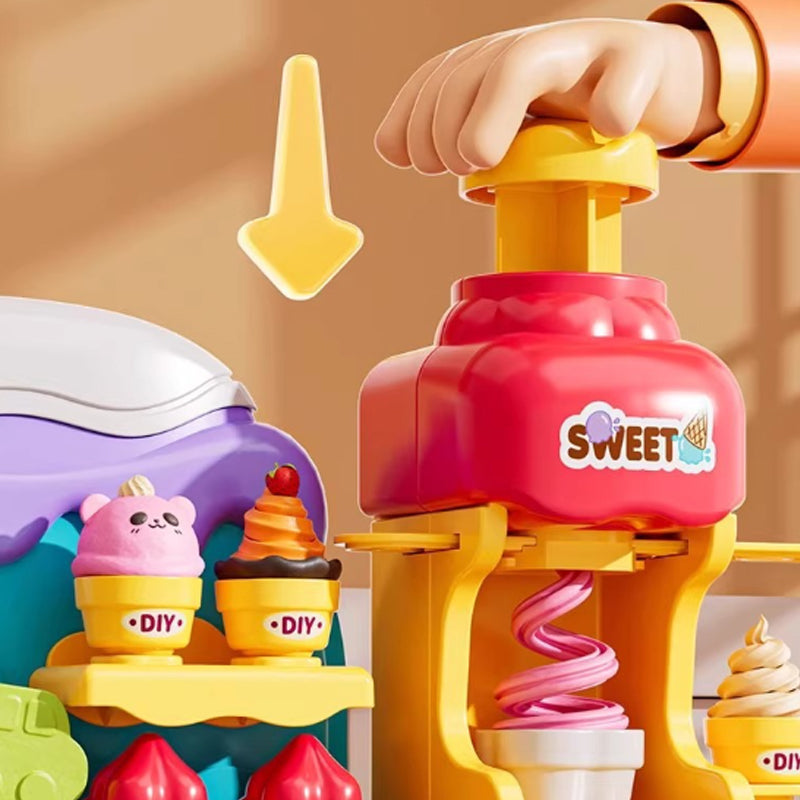 🎄 Weihnachtsaktionen 🎄——💖DIY-Eiscreme-Knete-Set für Kinder