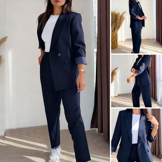 🔈🔈60% Rabatt🔥Klassisches Damen-Blazer- und Hosen-Set (2-teilig)🧥👖