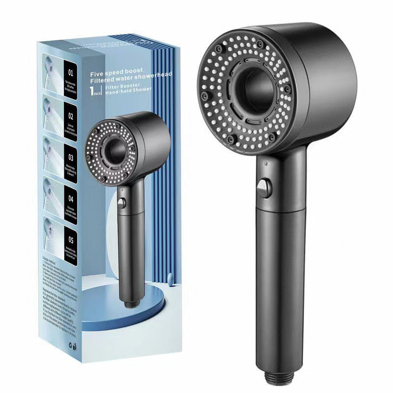 🚿 50 % RABATT! 💦 HOCHDRUCK-DUSCHKOPF – 5 Strahlarten und sofortige Installation, wassersparendes Design mit Anti-Kalk-Technologie, Spa-Erlebnis zu Hause 🌟🛁
