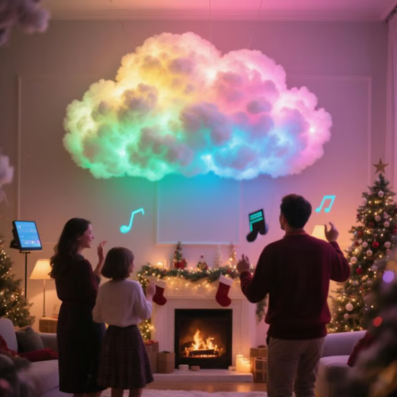 📢📢50% RABATT!!! 🎅DIY-Gewitterwolken-LED-Lichtdekoration mit USB-Stromversorgung