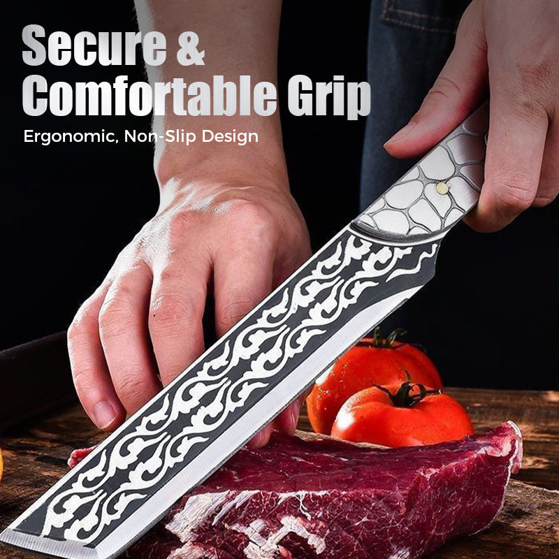 Multi-Functional Full-Tang Knife with Sheath