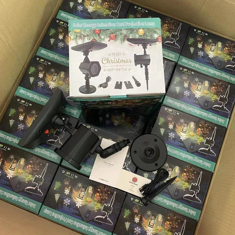 💫❄️ Solar-Weihnachtsbeleuchtung ❄️Kabellose StarTastic Outdoor-Laser-Bewegungsprojektoren für die Weihnachtszeit