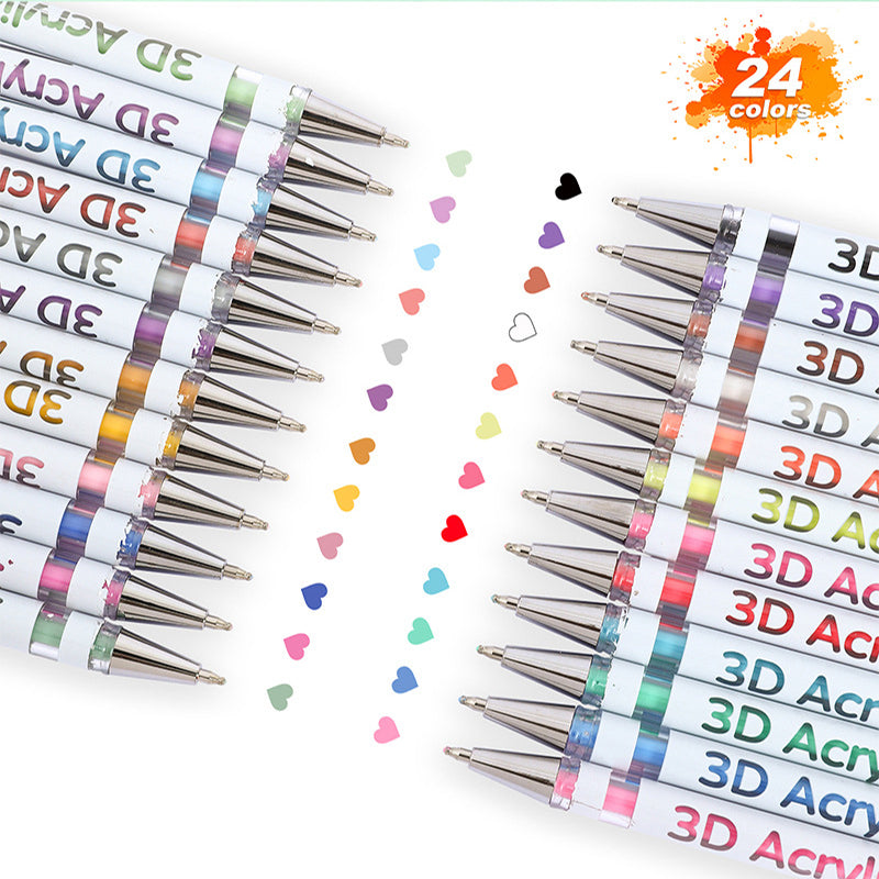 🖍️ 50% RABATT! ✨ GELSTIFT-SET - 12 Leuchtende Farben für Kunst und Schreiben, Fließende Tinte für Glatte Striche, Ideal für Schule, Büro und Kreativprojekte 🎨📝
