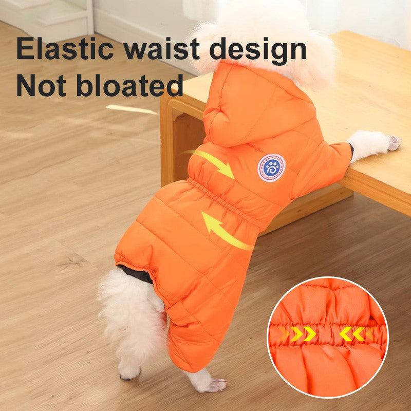 🎅 Weihnachtliche Warme, Winddichte, Gepolsterte Winter-Hundekleidung ❄️🎁