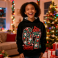 ⌛ Nur noch 3 Tage – 50 % auf alles! ⏰Kinder Weihnachts-Kapuzenpullover mit „67“ Grafik-Print
