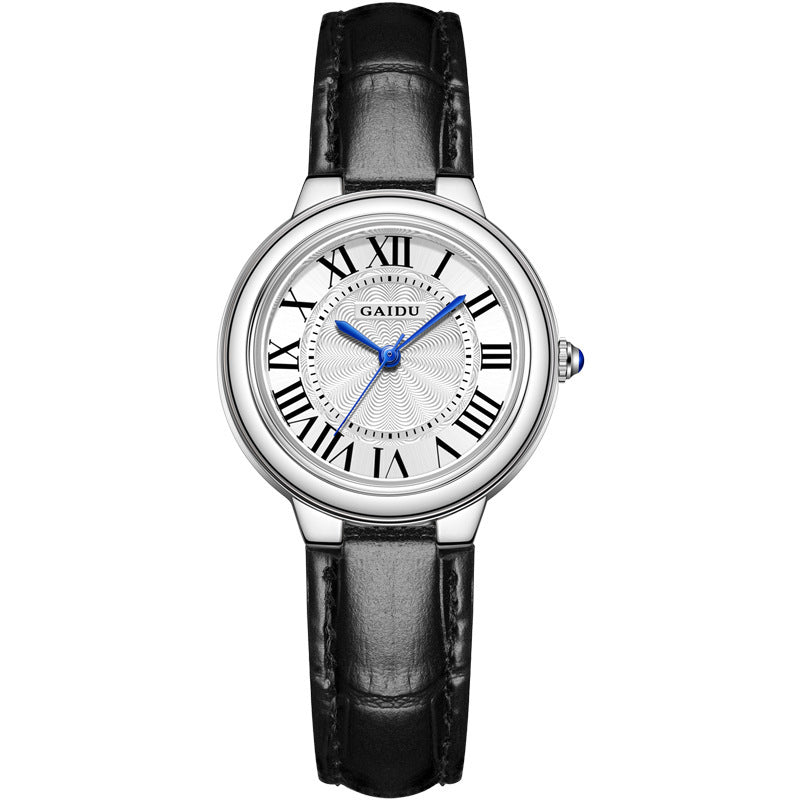 💘Leuchtendes Damen Stahlband Wasserdichte Quarzuhr