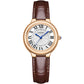 💘Leuchtendes Damen Stahlband Wasserdichte Quarzuhr