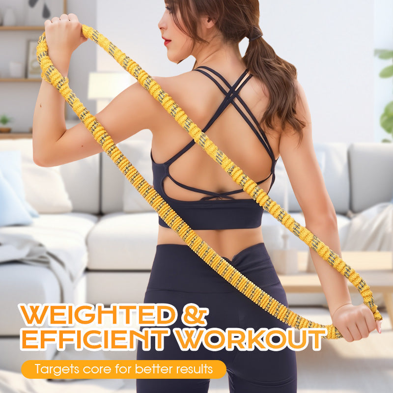 💖Gewichteter Silent Hula Hoop | Das ultimative Workout zum Abnehmen für zu Hause