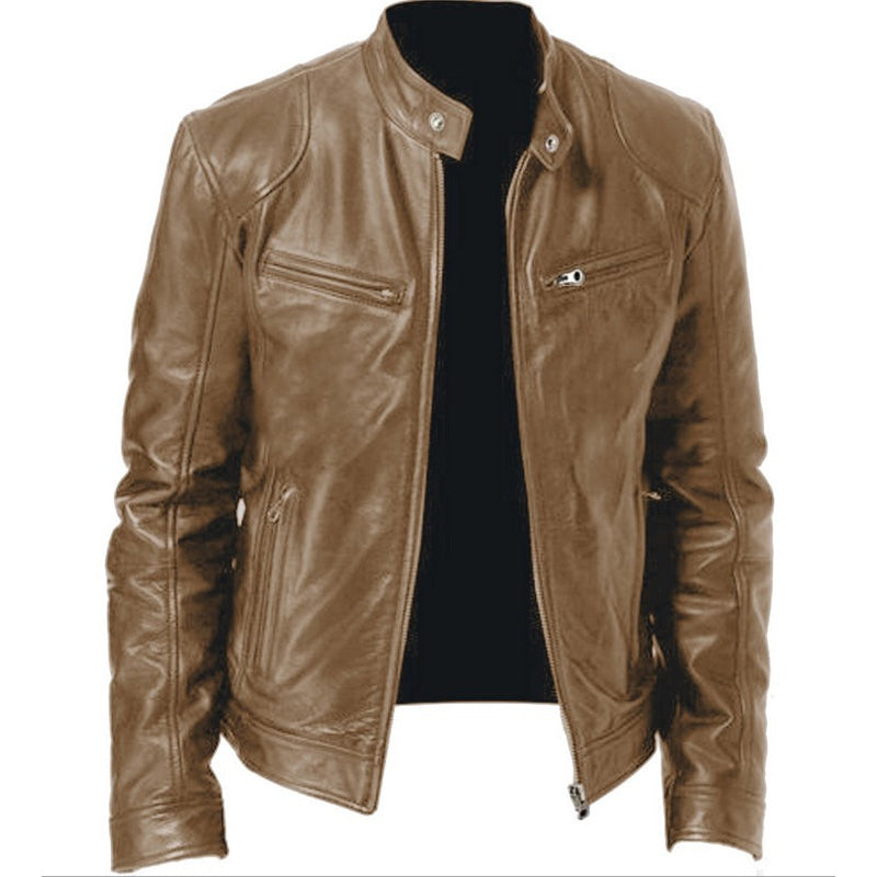 ⏳Limited-time 50% off⏰Men's Trendy Zip-Up Stand Collar Jacket🧥