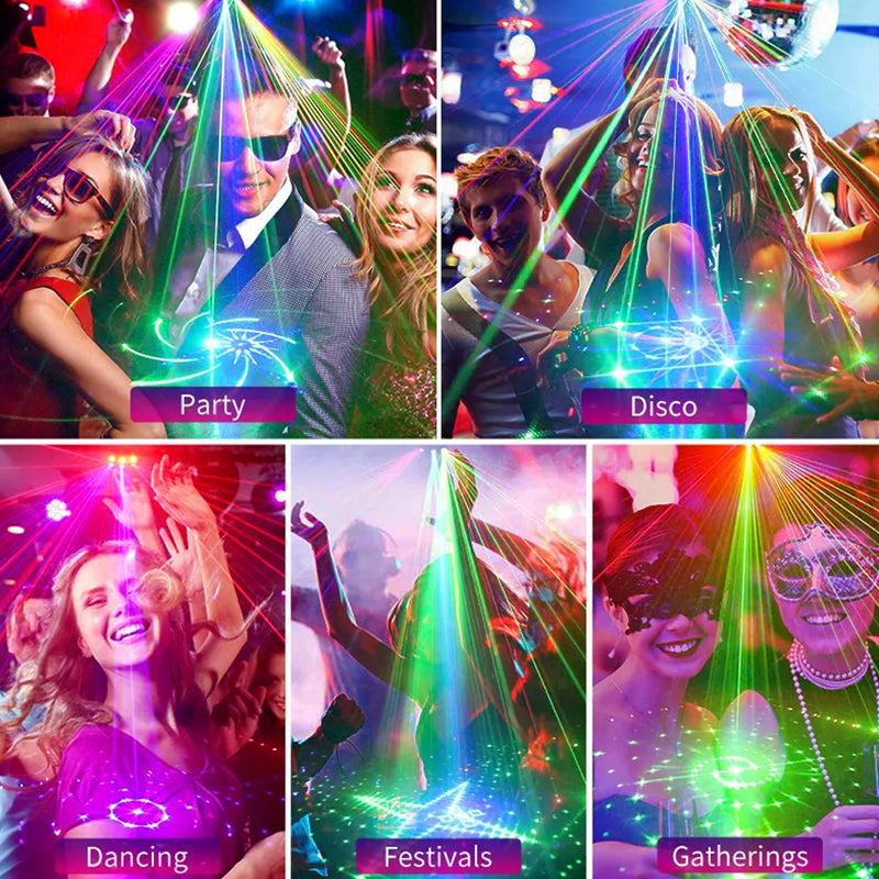 🎄Weihnachtsangebot 60 % Rabatt🔥Wiederaufladbare & tragbare RGB-Laser-Party-Leuchte