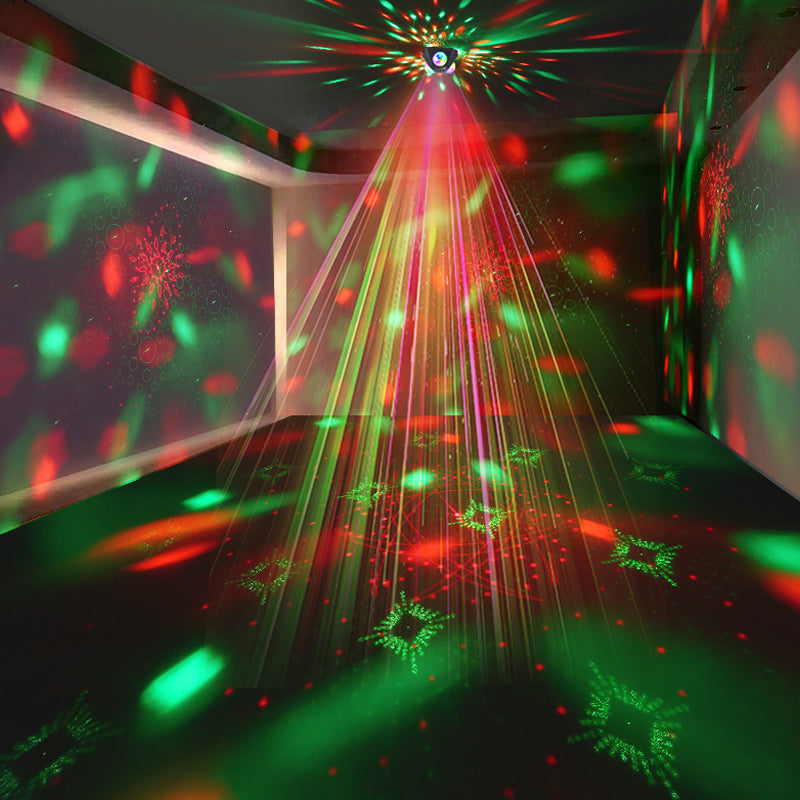 📢📢50 % RABATT !! 🌟3-Kugel Soundaktivierter Laser-Partylicht