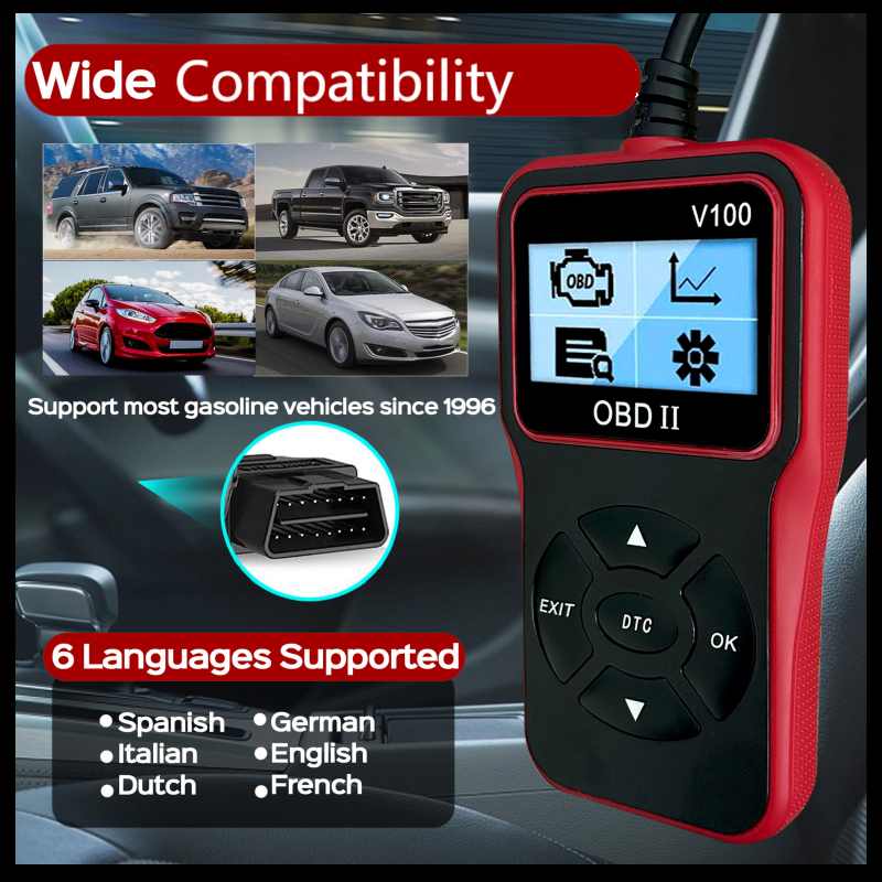 🔥Zeitlich begrenzte Aktion 50 % Rabatt🔥Multifunktionaler Motorfehlercode-Leser