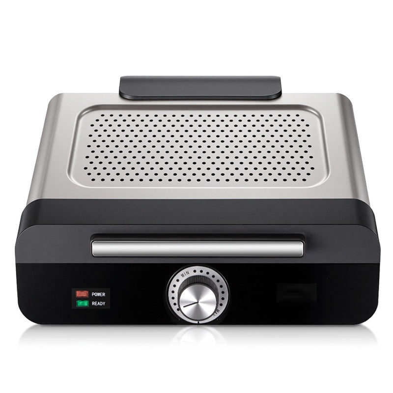 🔈🔈 Rabatt am letzten Tag – 60 % Rabatt 🔥2200W Rauchfreier Indoors Grill mit Antihaft-Grillplatte