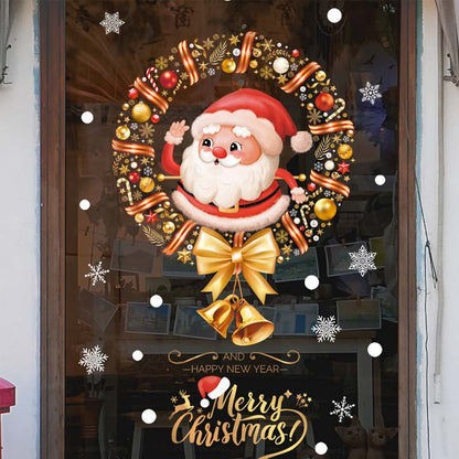 Weihnachtsdekoration Fensteraufkleber