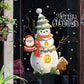 Weihnachtsdekoration Fensteraufkleber