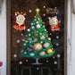 Weihnachtsdekoration Fensteraufkleber