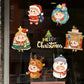 Weihnachtsdekoration Fensteraufkleber
