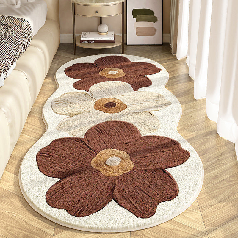 📢📢 50 % RABATT!! 🎅 Weicher Teppich mit unregelmäßigem Blumenmuster