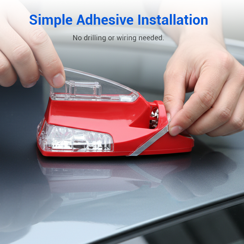 🚗 KAUFE 3, ERHALTE 1 GRATIS ! ✨ Auto-Haifischflossen-Wind-Dekorationsleuchte – Einfache Installation, Energieeffizient & Auffälliges Design ⚡