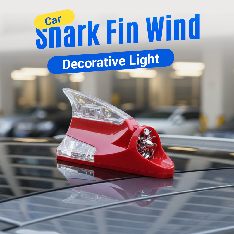 🚗 KAUFE 3, ERHALTE 1 GRATIS ! ✨ Auto-Haifischflossen-Wind-Dekorationsleuchte – Einfache Installation, Energieeffizient & Auffälliges Design ⚡