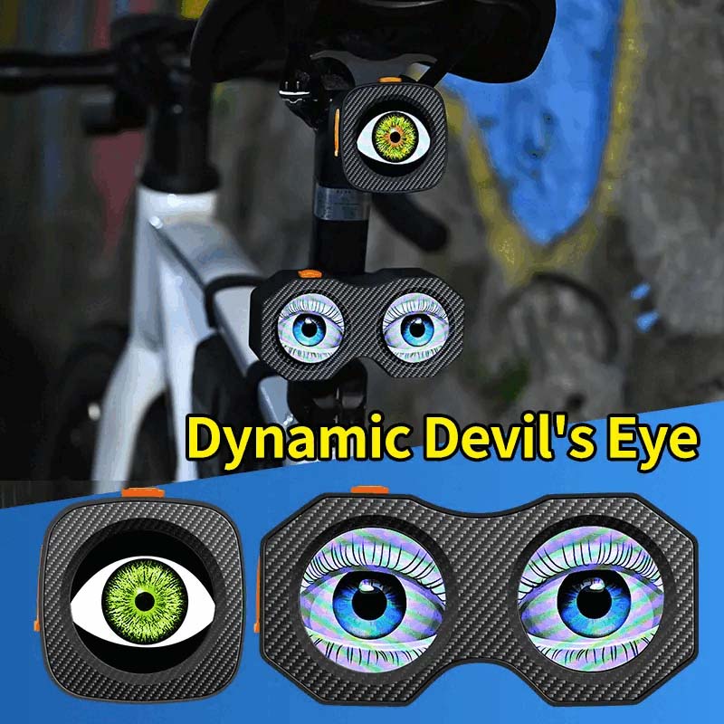 Dynamisches Teufelsauge Fahrrad-Rücklicht