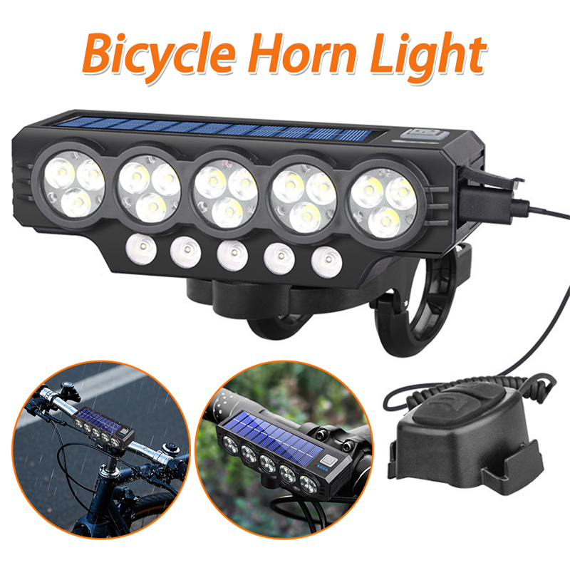 📢📢58 % Rabatt!!!⏰Solarbetriebene und über USB aufladbare Fahrradlampe