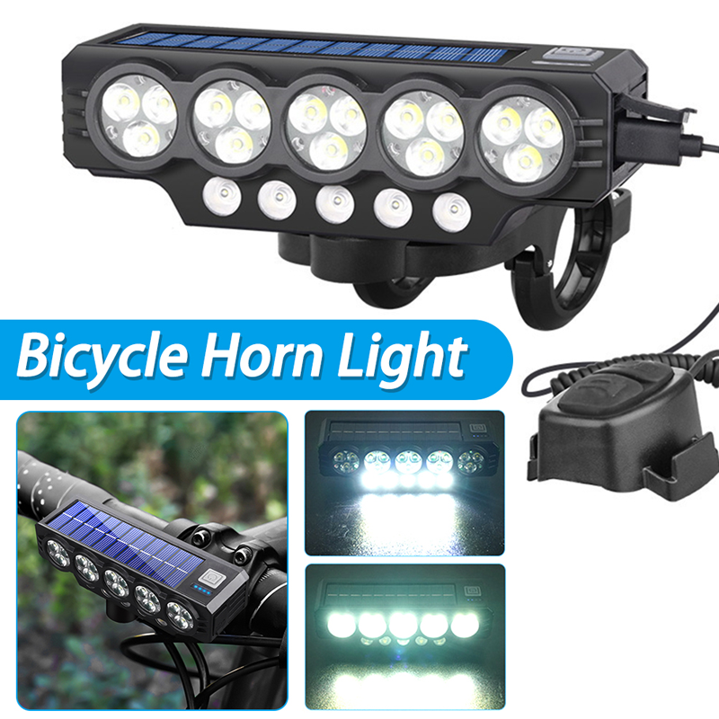 📢📢58 % Rabatt!!!⏰Solarbetriebene und über USB aufladbare Fahrradlampe