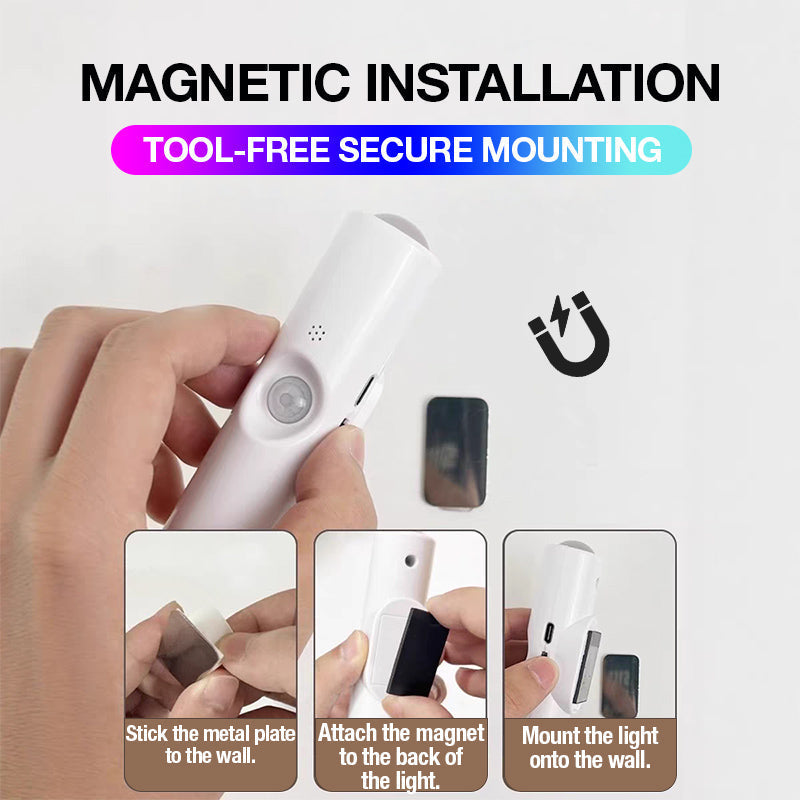 🌈 ✨ Magnetische RGB-Stimmungsleuchte mit Bewegungssensor – Individuelle Beleuchtung, die Sie erkennt! ✨