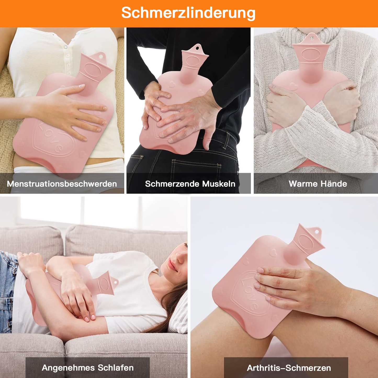 🔥Kuscheliges nachfüllbares Wärmflaschenband