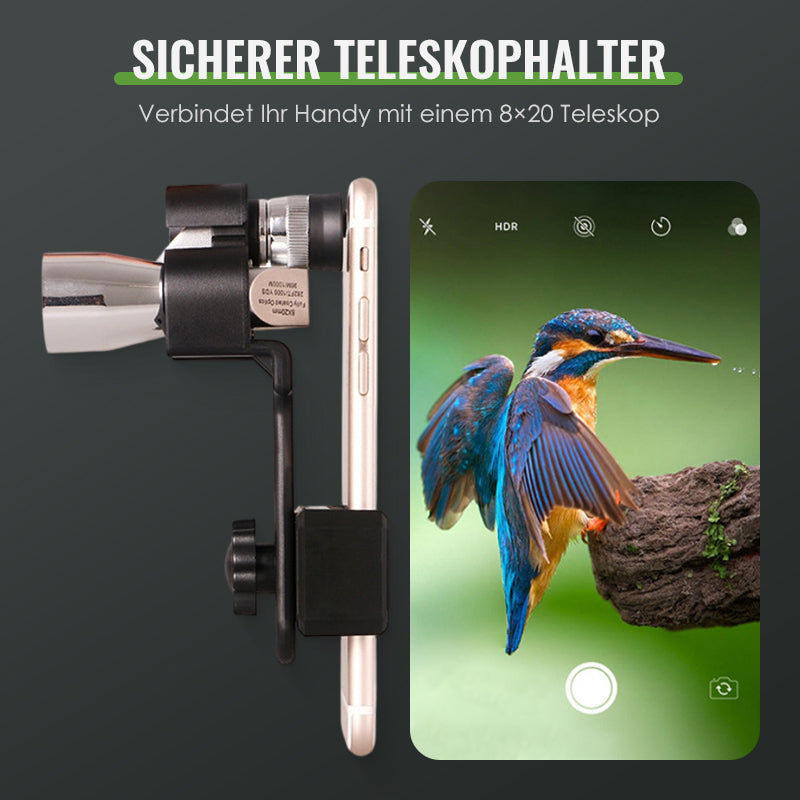 🔥Mini-Taschenferngläser mit Smartphone-Halterung