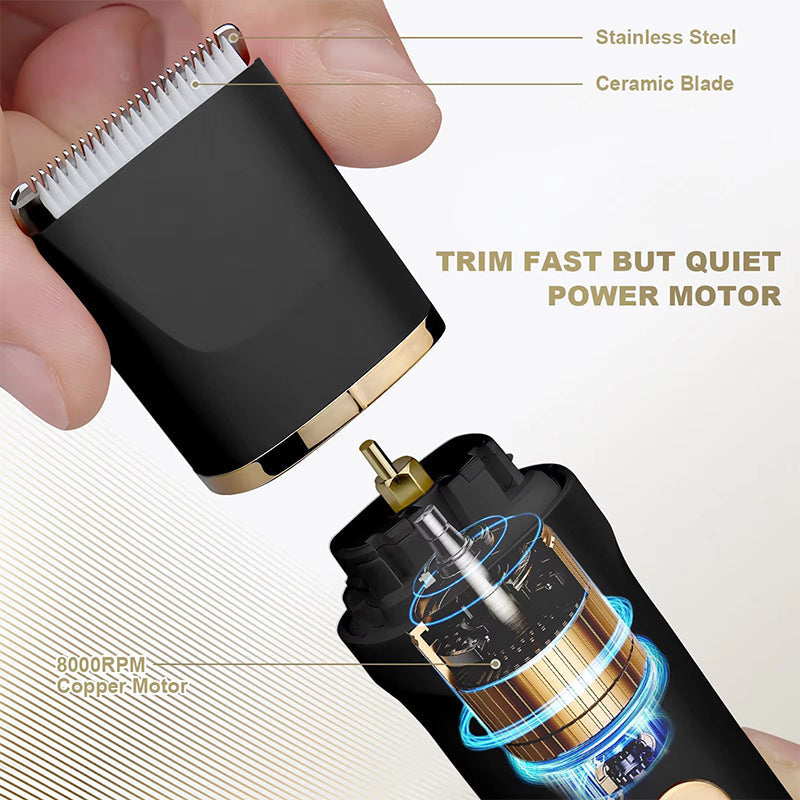 🔥Nur für kurze Zeit 50 % Rabatt✨3 in 1 Elektrischer Körper Haartrimmer, Kabelloser Groin Haartrimmer für Männer, großartig für den täglichen Gebrauch von Männern