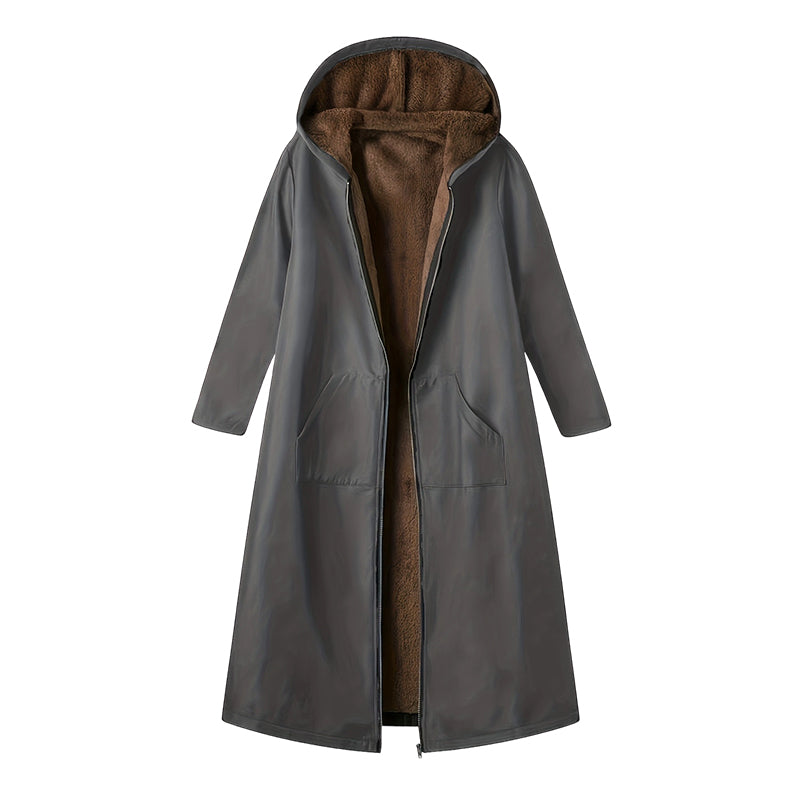 Fröhliches Neujahr! 60% auf alles 🎊⏰Langer Damen Vintage-Parka mit kuscheligem Futter und Kapuze