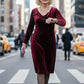 Langärmeliges Kleid Sparkle für Damen