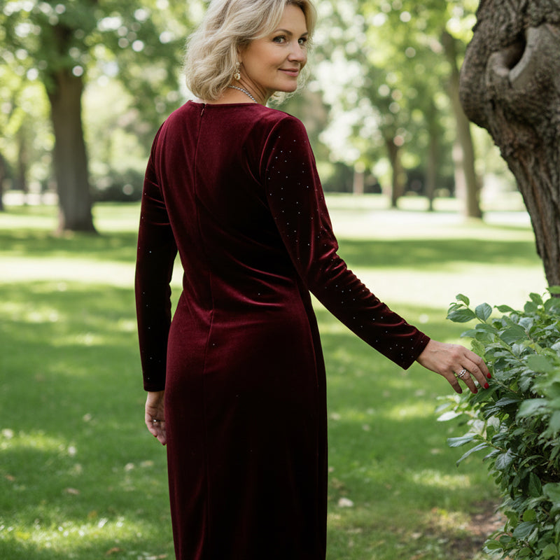 Langärmeliges Kleid Sparkle für Damen