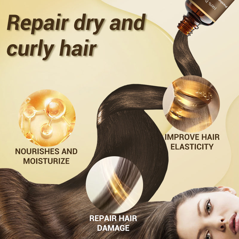 🌟Verzichte auf Shampoos! Dieses Premium-Haaröl ist Haarmaske, Serum und Haarwuchsserum in einem. 💦
