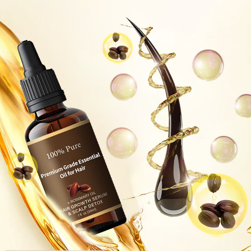 🌟Verzichte auf Shampoos! Dieses Premium-Haaröl ist Haarmaske, Serum und Haarwuchsserum in einem. 💦