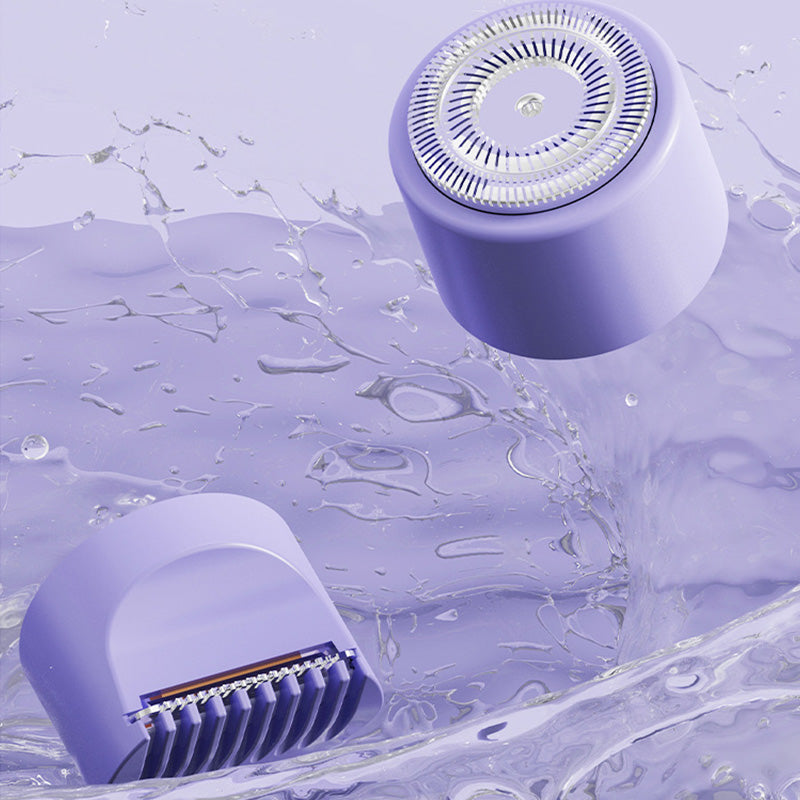 2-in-1 elektrischer Akku-Rasierer für Damen