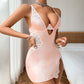 💕Sexy Spitzen-Spaghettiträgerkleid mit String, 2-teiliges Set
