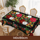 🌺 Mexikanische Tischdecke mit Blumenmuster – Elegant &amp; Fleckenfest für Ihr Esszimmer!