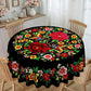 🌺 Mexikanische Tischdecke mit Blumenmuster – Elegant &amp; Fleckenfest für Ihr Esszimmer!