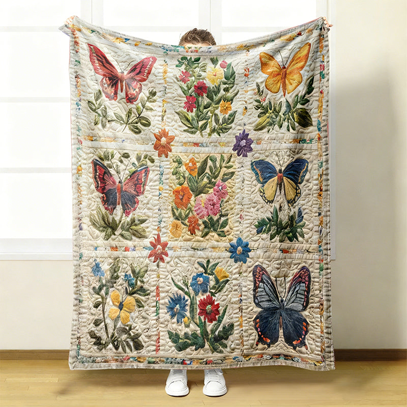 🌸 Kuschelige Flanelldecke mit Blumenmuster – Ultraweich &amp; dekorativ für Ihr Zuhause!