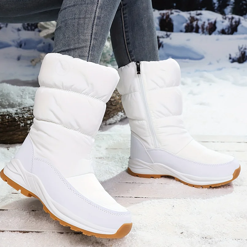 ⚡⚡ 50% Rabatt ❄️ Ultrawarme Damen-Schneestiefel mit Kunstfellfutter – Beine warm, Komfort pur im Schnee!