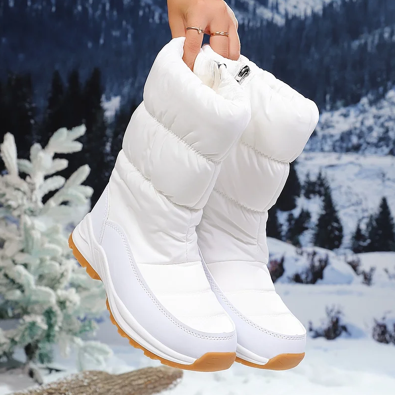 ⚡⚡ 50% Rabatt ❄️ Ultrawarme Damen-Schneestiefel mit Kunstfellfutter – Beine warm, Komfort pur im Schnee!