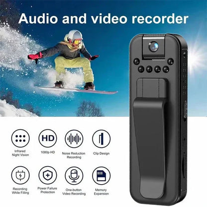WiFi Mini-Bodycam mit 1080P – Tragbare Sport- & Outdoor-Kamera für Aufnahmen in HD 📷🚶‍♂️