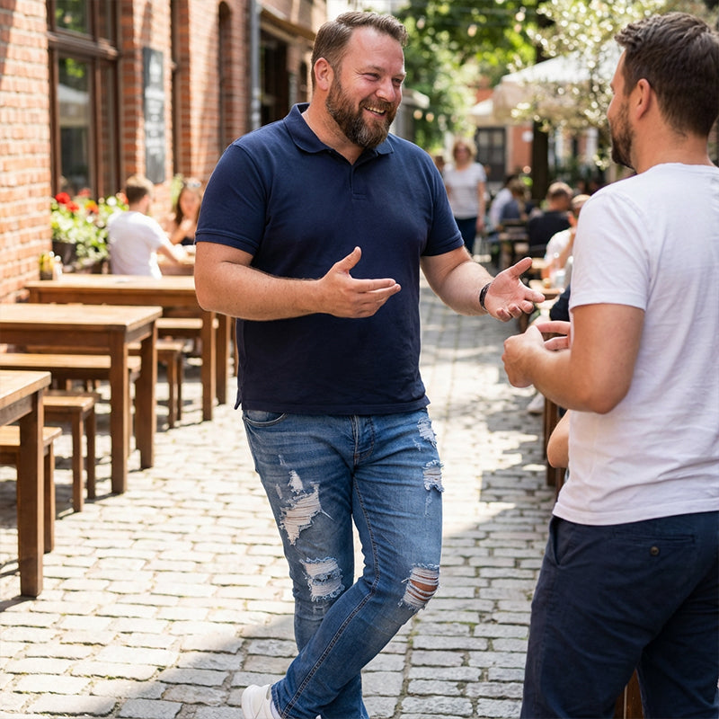 💘 Valentinstagsangebot: 50% Rabatt! 👖 Stylische Ripped Skinny Jeans für Herren: Moderner Zerrissener-Look + Bequeme Baumwolle – Für einen lässig-coolen Style!