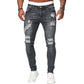 💘 Valentinstagsangebot: 50% Rabatt! 👖 Stylische Ripped Skinny Jeans für Herren: Moderner Zerrissener-Look + Bequeme Baumwolle – Für einen lässig-coolen Style!