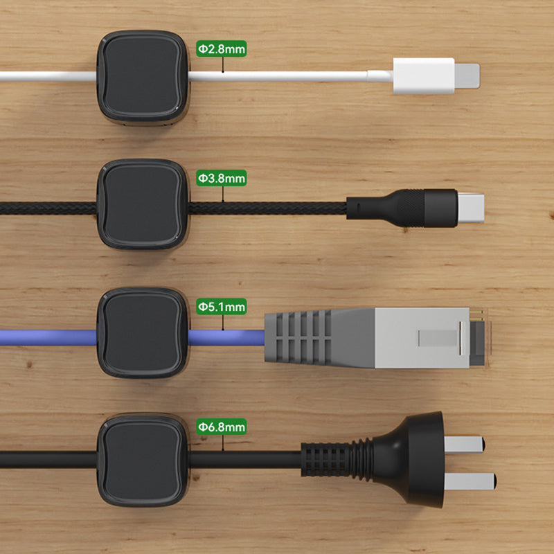 Magnetischer Kabelclip-Halter – 6er-Set