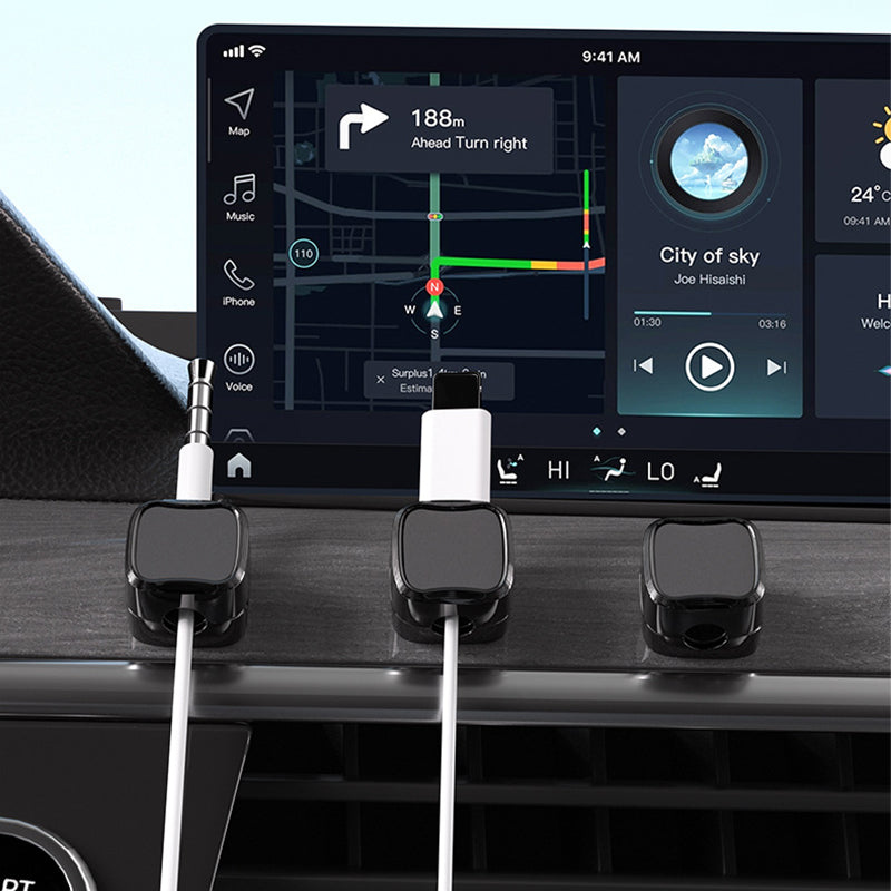 Magnetischer Kabelclip-Halter – 6er-Set